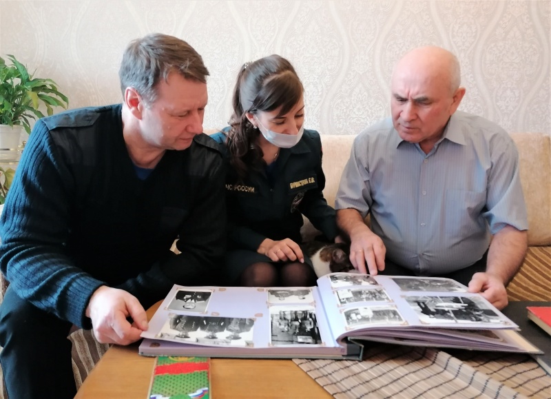 Встреча с ветераном гражданской обороны Петром Данильченко
