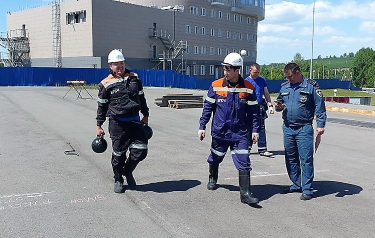 Экстремальные соревнования горноспасателей