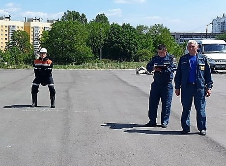 Экстремальные соревнования горноспасателей