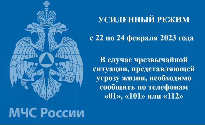 Учреждение перешло на усиленный режим работы в связи с праздничными выходными