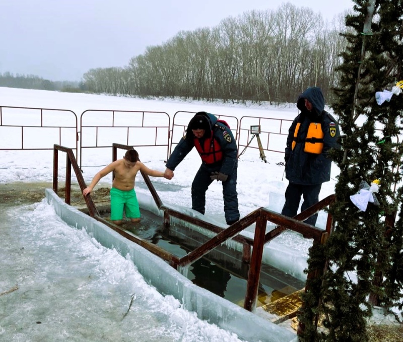 Обеспечение безопасноcти в Крещенские купания