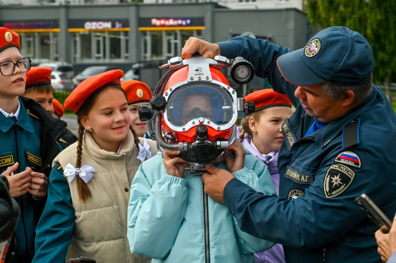 Посвящение в кадеты МЧС России