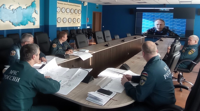 Тренировка по действиям при ликвидации чрезвычайных ситуаций