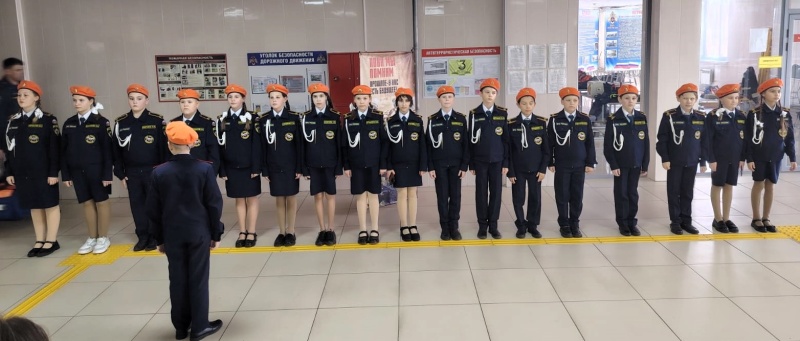 Кадеты МЧС на экскурсии