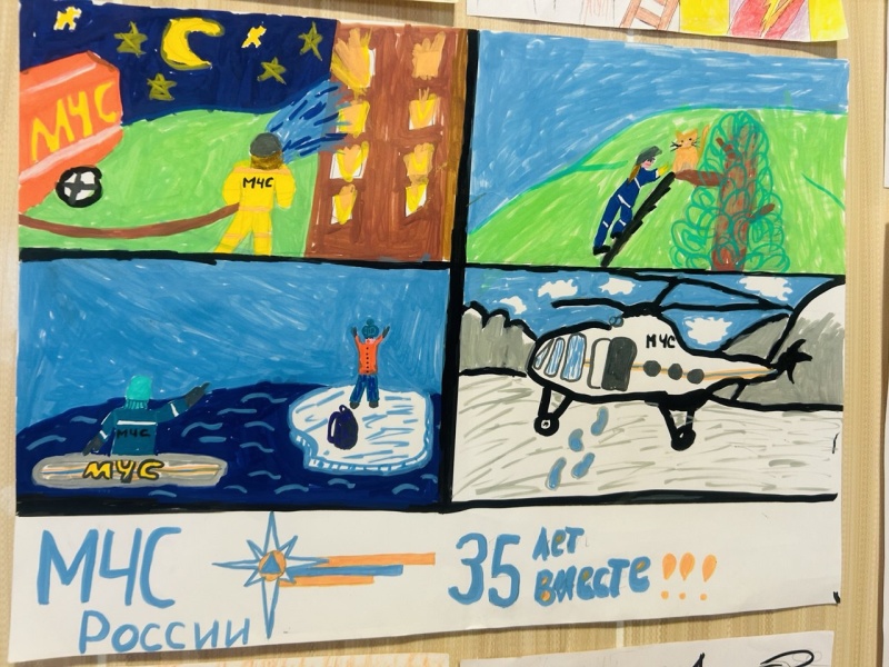 Подведение итогов конкурса рисунков и торжественный прием для кадетов