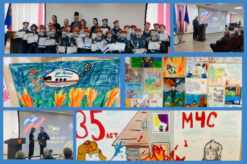 Подведение итогов конкурса рисунков и торжественный прием для кадетов