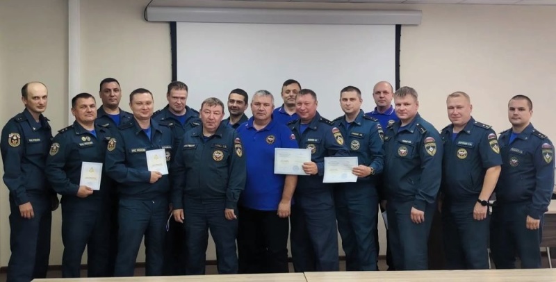 Повышение квалификации средней служебной группы ВГСЧ