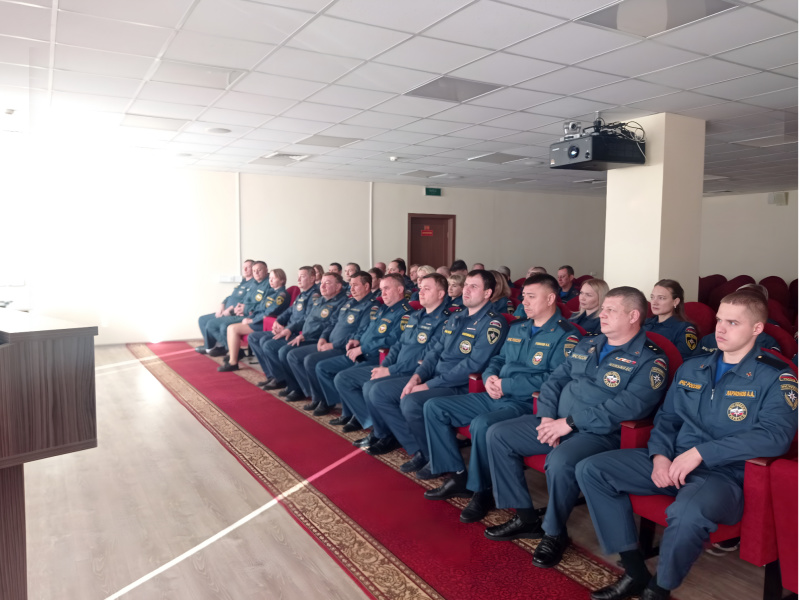 В честь Дня гражданской обороны в учреждении прошло торжественное собрание
