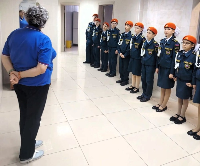 Кадеты МЧС школы № 13 в гостях у  ФГКУ «Национальный горноспасательный центр»