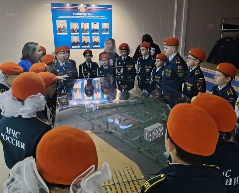 Кадеты МЧС школы № 13 в гостях у  ФГКУ «Национальный горноспасательный центр»