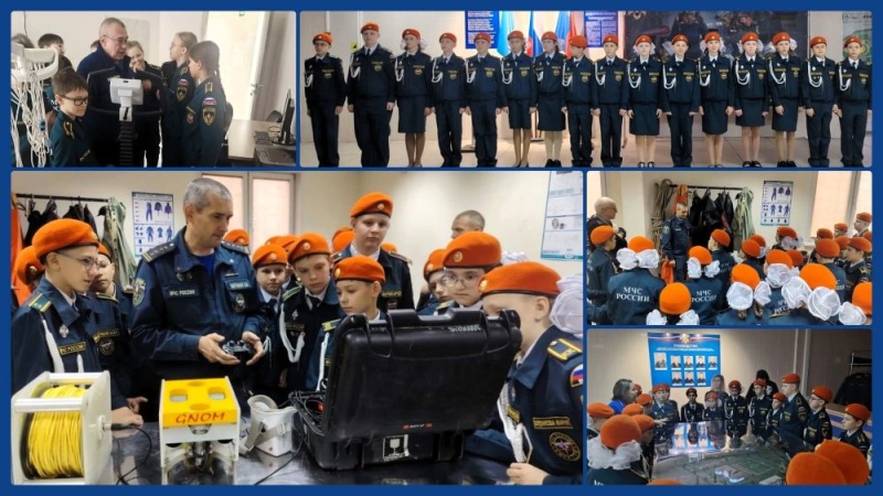 Кадеты МЧС школы № 13 в гостях у  ФГКУ «Национальный горноспасательный центр»