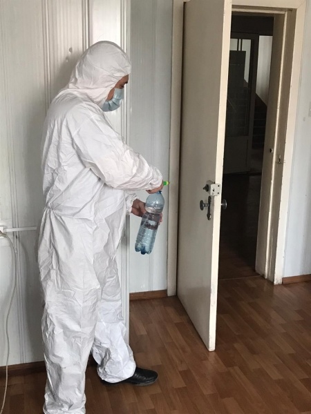 Дезинфекция помещений Национального горноспасательного центра
