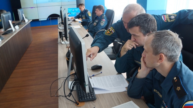 Учения горноспасателей на шахте «Антоновская»