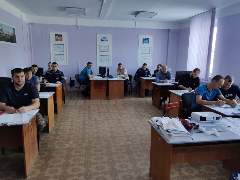 Обучение работников горноспасательного взвода  ОАО «Тыретский солерудник»