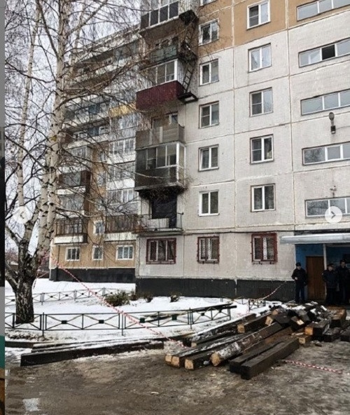 Взрыв в жилом доме в г. Новокузнецке