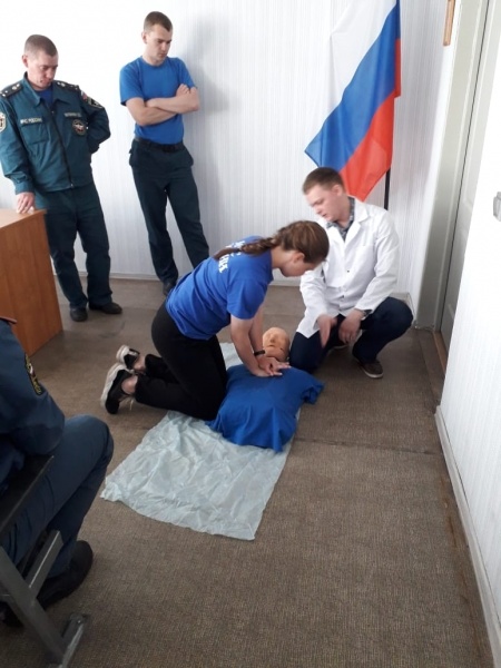 Курс по оказанию первой медицинской помощи для сотрудников ФПС