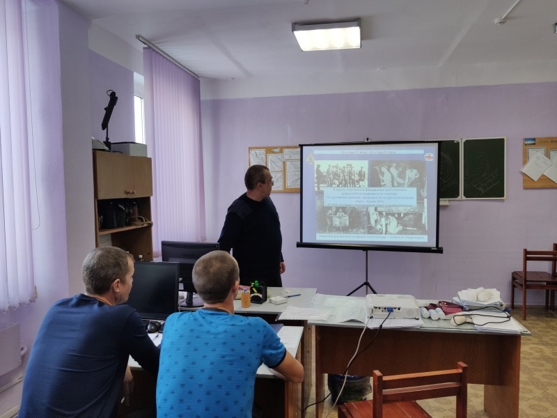 Обучение работников горноспасательного взвода  ОАО «Тыретский солерудник»