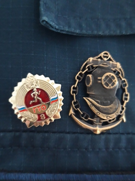 Золотой знак ГТО горноспасателя Андрея Кузнецова