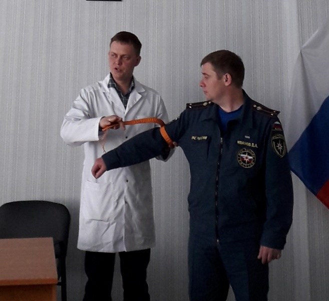 Курс по оказанию первой медицинской помощи для сотрудников ФПС