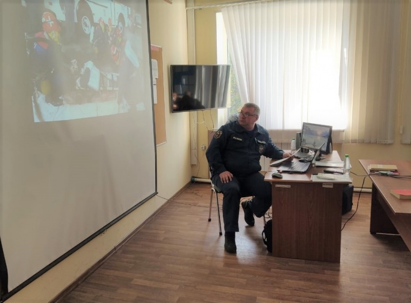 Обучение горноспасателей Крайнего Севера