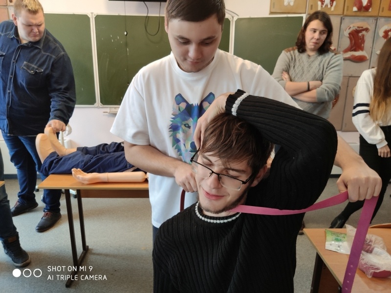 Занятия по ОБЖ в НФИ КемГУ