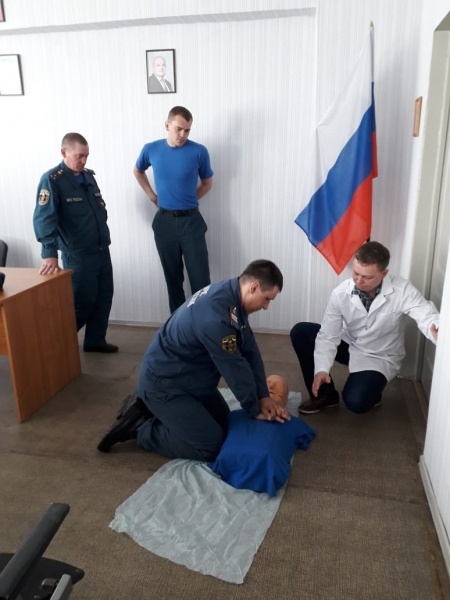 Курс по оказанию первой медицинской помощи для сотрудников ФПС