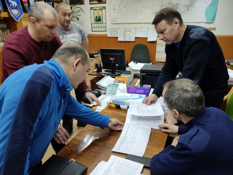 Обучение горноспасателей Баренцбурга