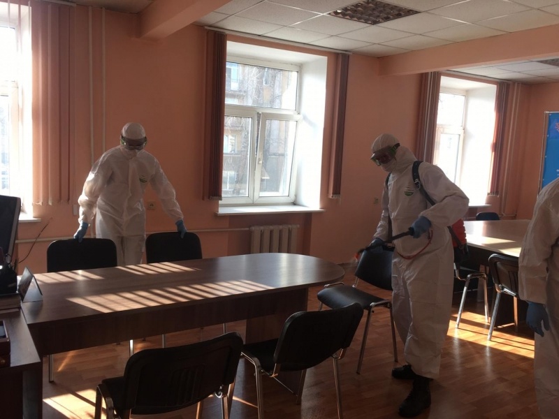 Специалисты ФГКУ «Национальный горноспасательный центр» продолжают выполнять комплекс мероприятий, направленных на предотвращение распространения новой короновирусной инфекции